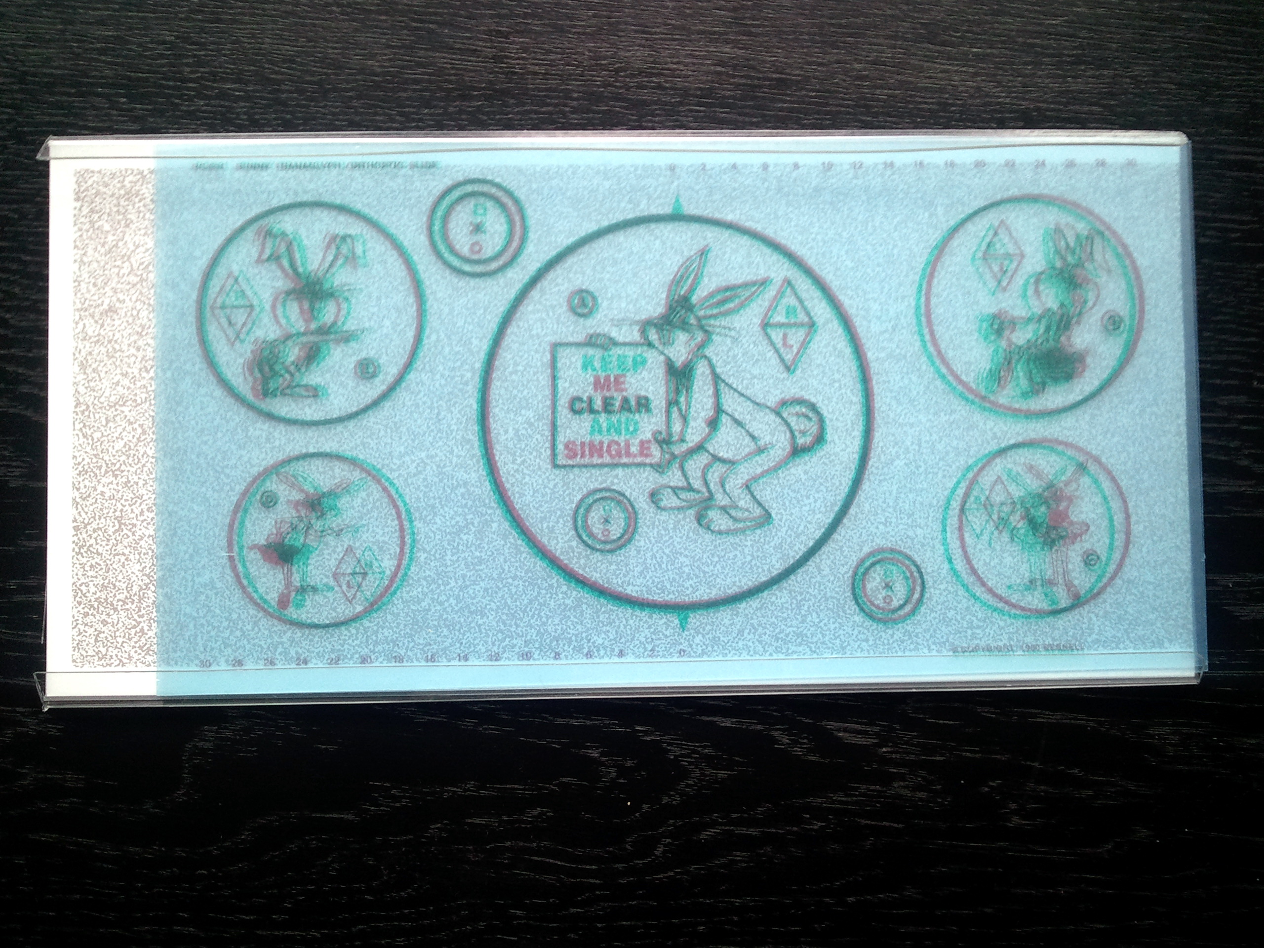 Variable tranaglyphs with adjustable difficulty