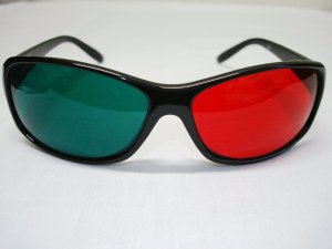 Green/Magenta 3D glasses
